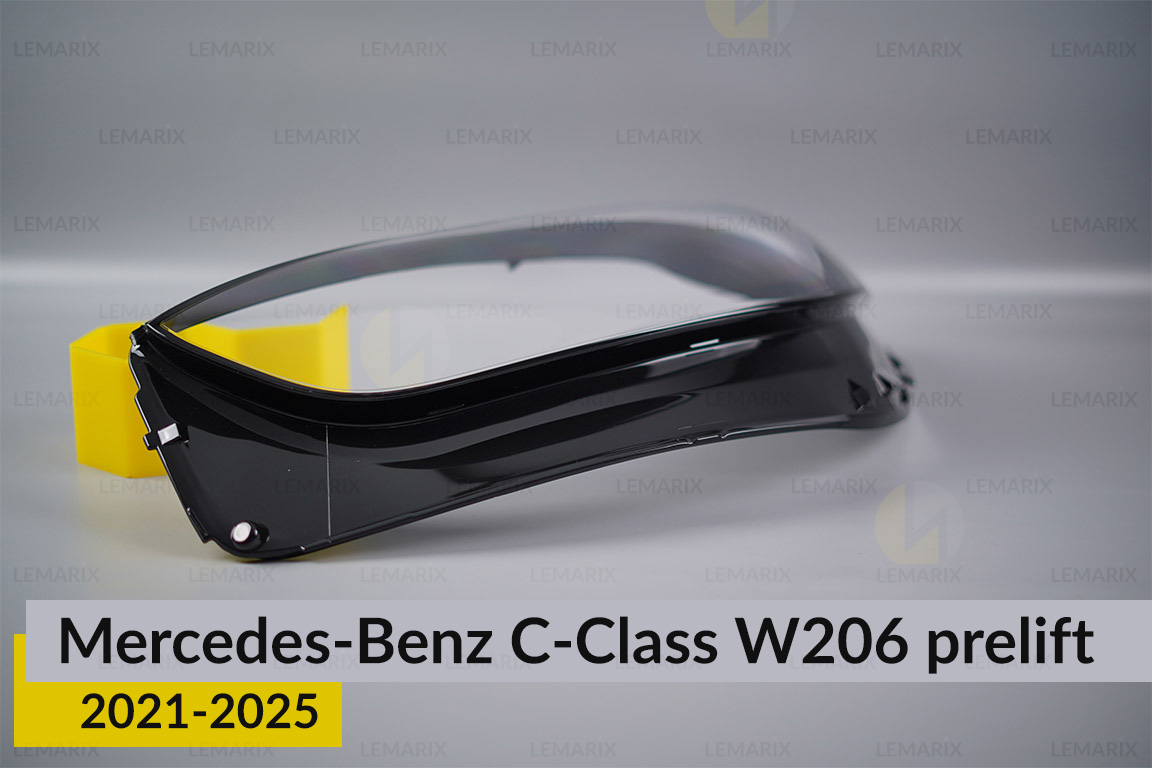 Скло фари Mercedes-Benz C-Class W206 (2021-2025) дорест ліве