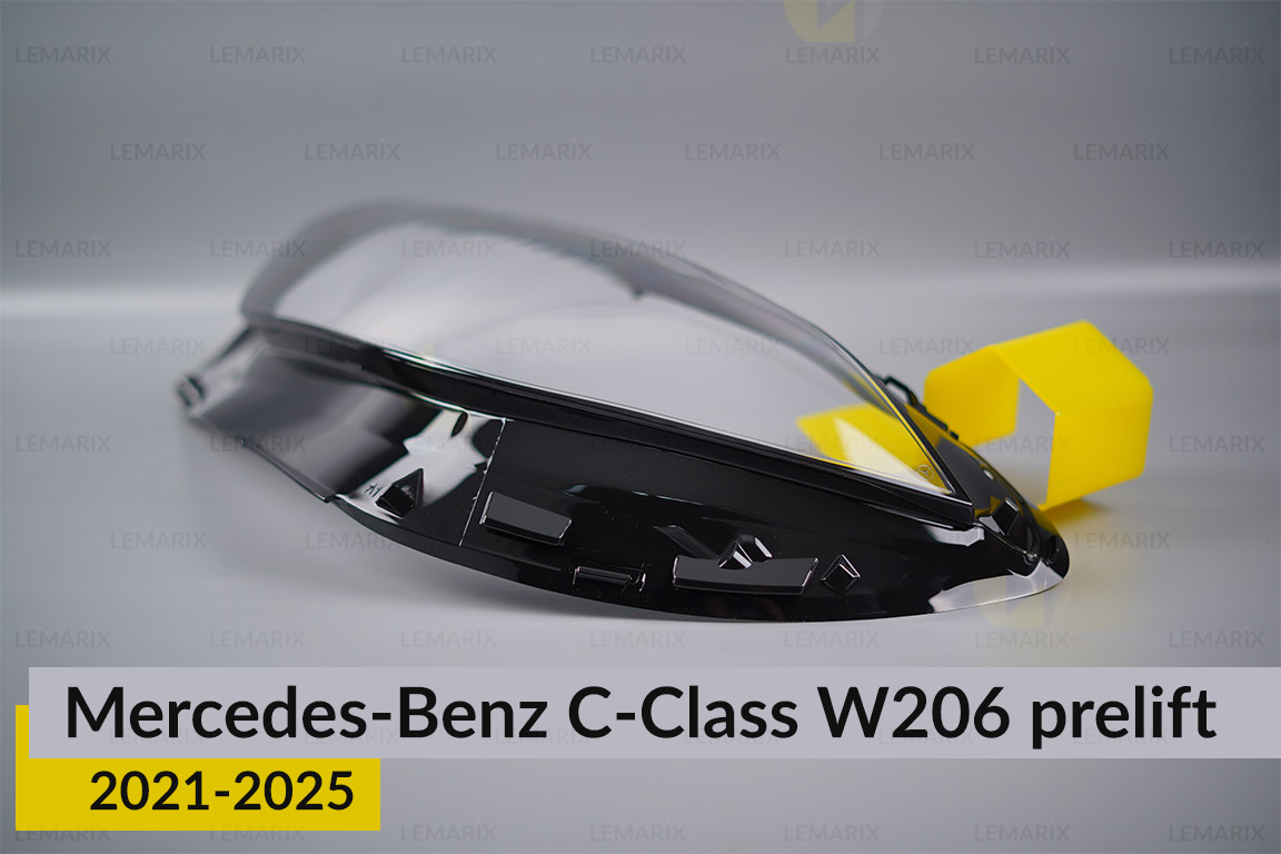 Скло фари Mercedes-Benz C-Class W206 (2021-2025) дорест ліве