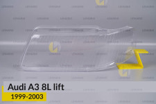 Стекло фары Audi A3 8L (1999-2003) рест левое