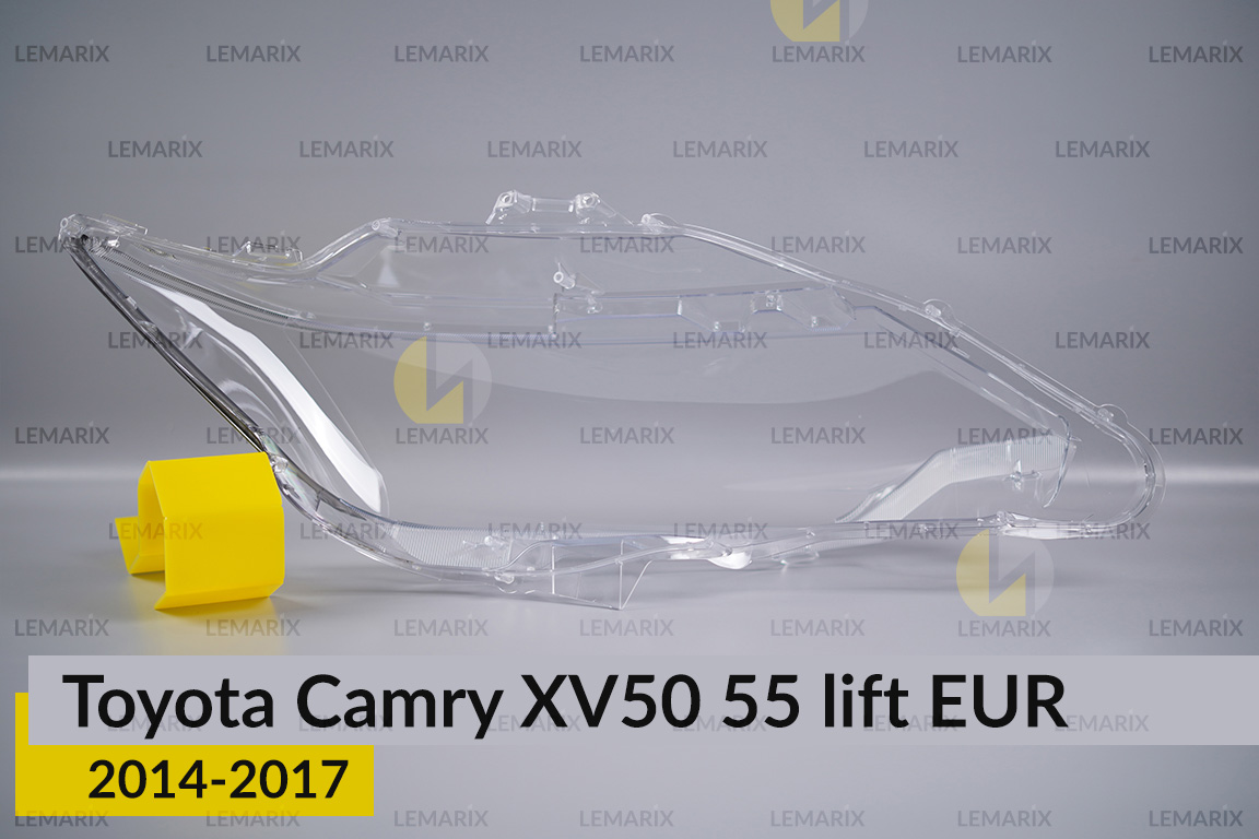 Скло фари Toyota Camry XV50 55 EUR (2014-2017) рест ліве