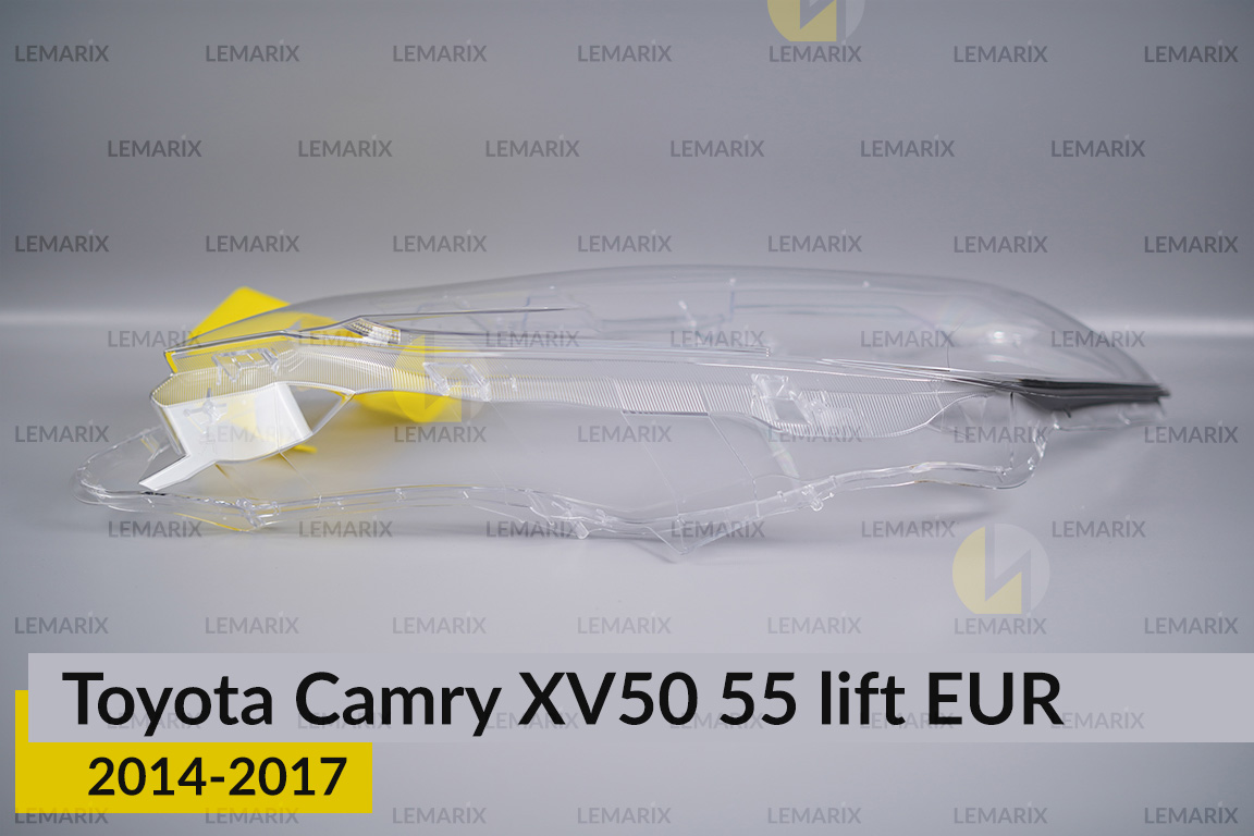 Скло фари Toyota Camry XV50 55 EUR (2014-2017) рест ліве