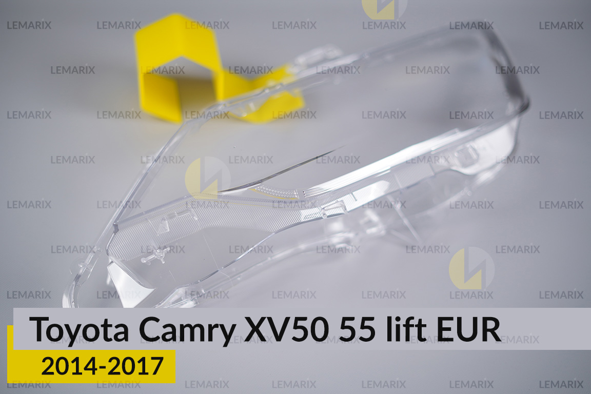 Скло фари Toyota Camry XV50 55 EUR (2014-2017) рест ліве