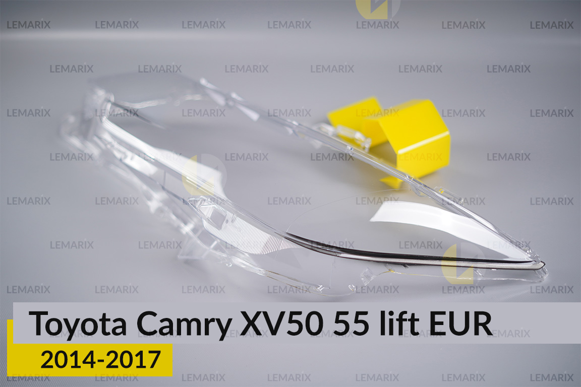 Скло фари Toyota Camry XV50 55 EUR (2014-2017) рест ліве