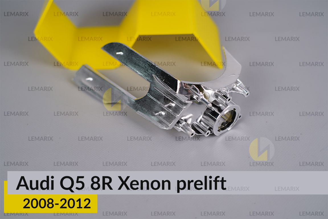 Хромована декоративна маска світлорозсіювач поворотника Audi Q5 8R Xenon (2008-2012) дорест права