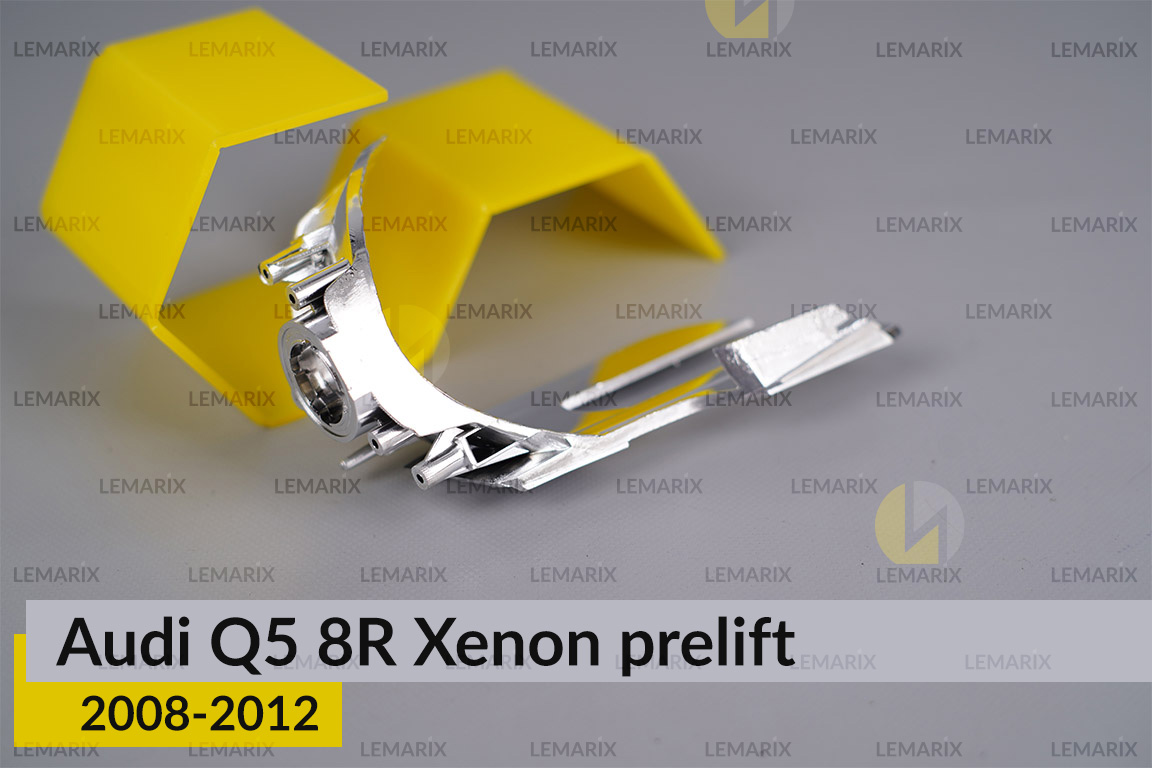 Хромована декоративна маска світлорозсіювач поворотника Audi Q5 8R Xenon (2008-2012) дорест права