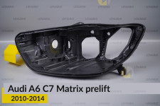 Корпус фари Audi A6 C7 Matrix (2010-2014) дорест лівий
