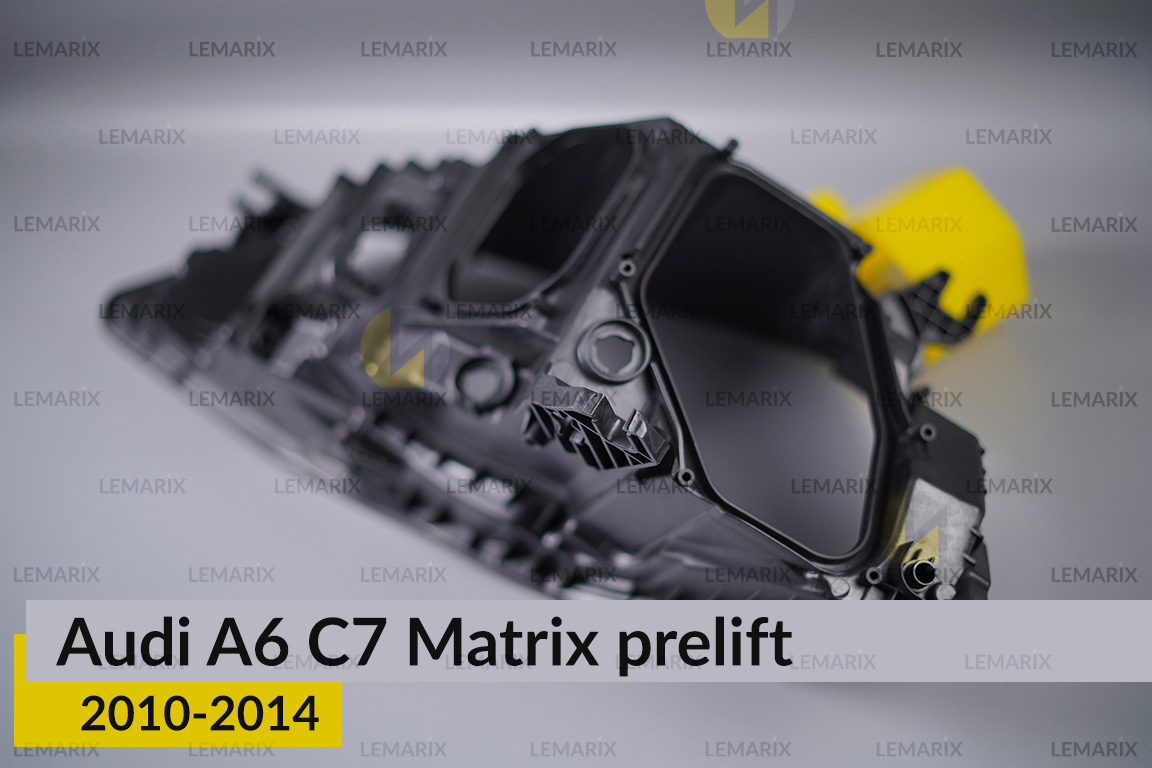 Корпус фари Audi A6 C7 Matrix (2010-2014) дорест лівий