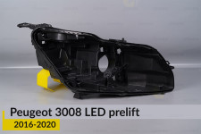 Корпус фари Peugeot 3008 LED (2016-2020) дорест правий