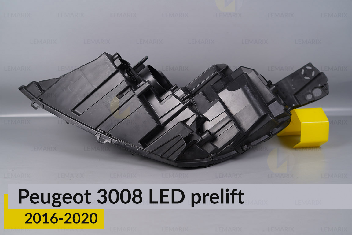 Корпус фари Peugeot 3008 LED (2016-2020) дорест правий