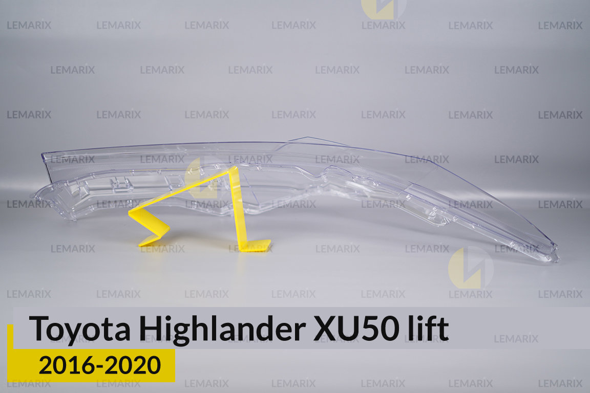 Скло фари Toyota Highlander XU50 (2016-2020) рест праве