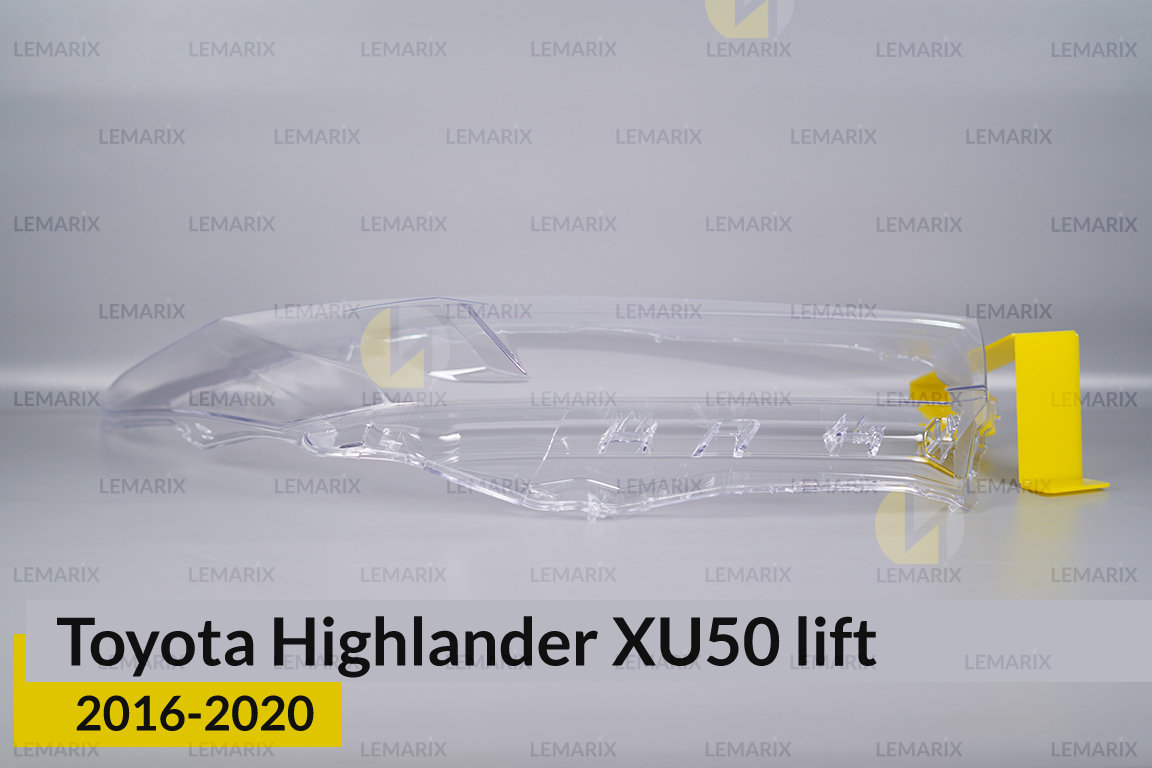 Скло фари Toyota Highlander XU50 (2016-2020) рест праве