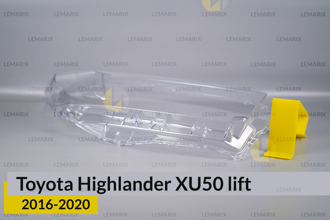 Скло фари Toyota Highlander XU50 (2016-2020) рест праве