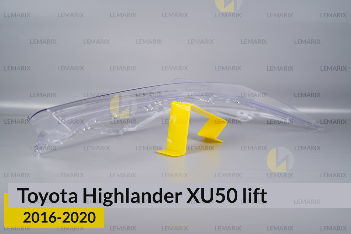 Скло фари Toyota Highlander XU50 (2016-2020) рест праве