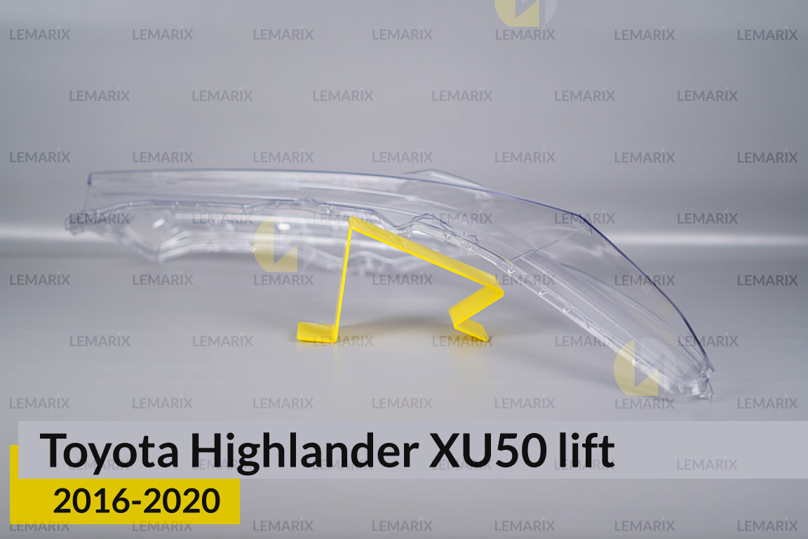 Скло фари Toyota Highlander XU50 (2016-2020) рест праве