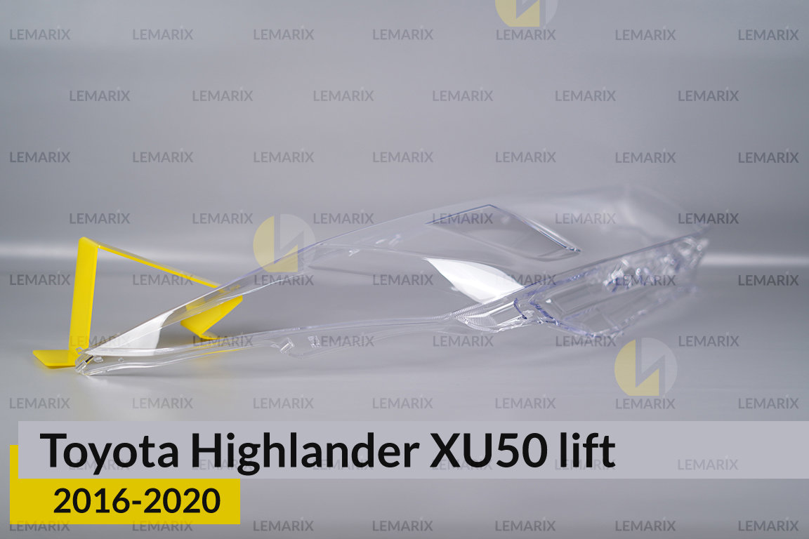 Скло фари Toyota Highlander XU50 (2016-2020) рест праве