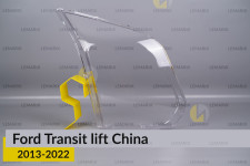 Скло фари Ford Transit China (2013-2022) рест праве