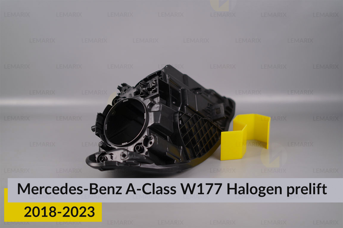 Корпус фари Mercedes-Benz A-Class W177 Halogen (2018-2023) дорест лівий
