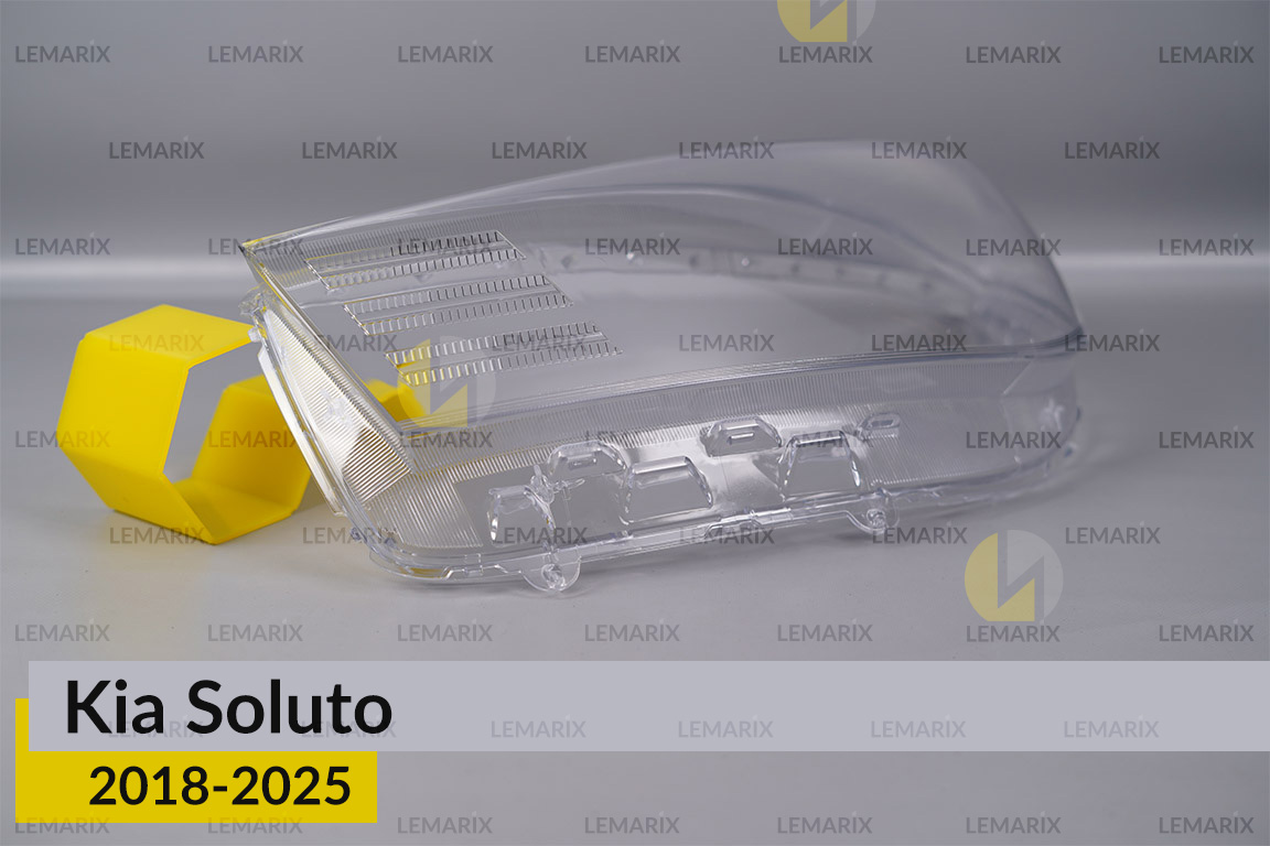 Скло фари Kia Soluto (2018-2026) ліве