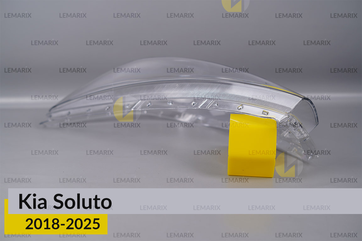 Скло фари Kia Soluto (2018-2026) ліве