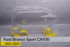 Скло фари Ford Bronco Sport CX430 (2021-2024) праве