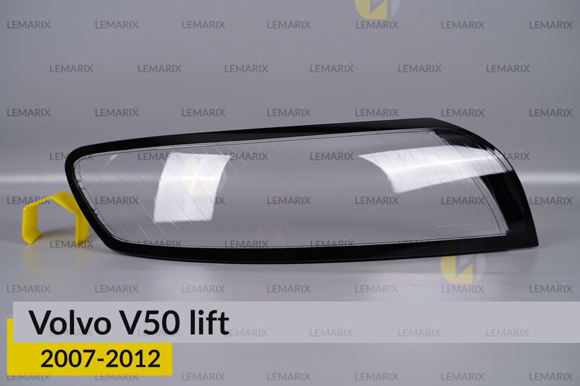 Скло фари Volvo V50 (2007-2012) рест праве