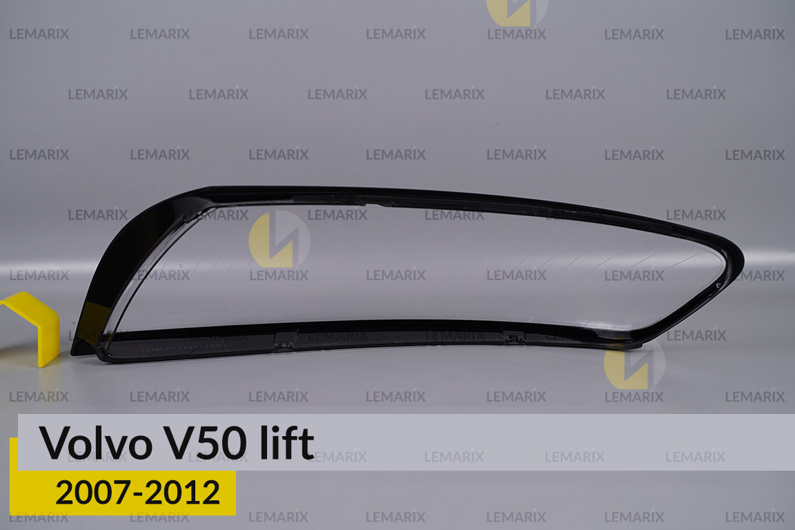 Скло фари Volvo V50 (2007-2012) рест праве