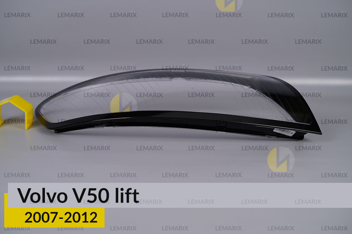 Скло фари Volvo V50 (2007-2012) рест праве