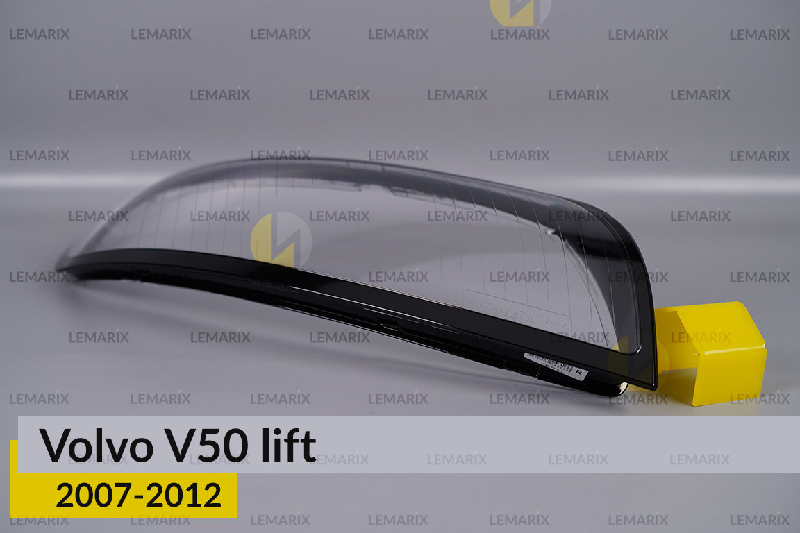 Скло фари Volvo V50 (2007-2012) рест праве