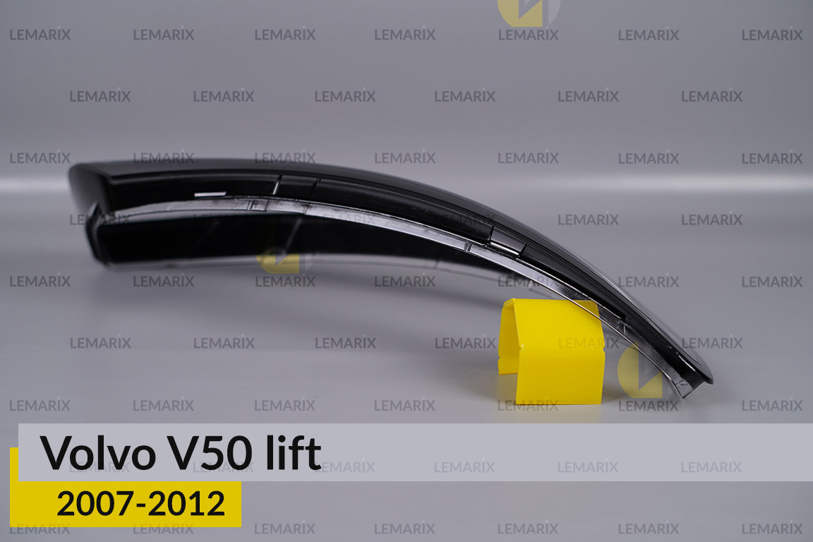 Скло фари Volvo V50 (2007-2012) рест праве