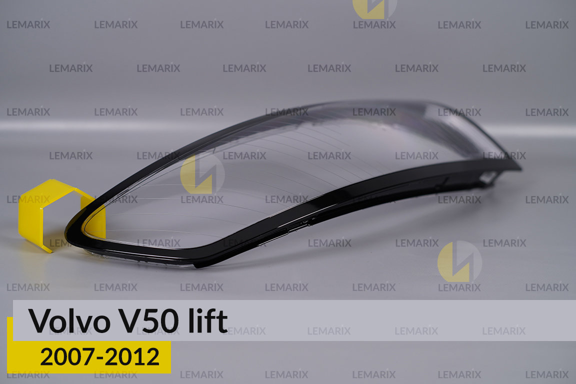 Скло фари Volvo V50 (2007-2012) рест праве