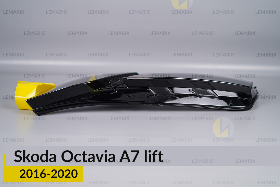 Скло фари Skoda Octavia A7 (2016-2020) рест ліве