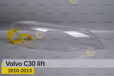 Скло фари Volvo C30 (2010-2013) рест праве