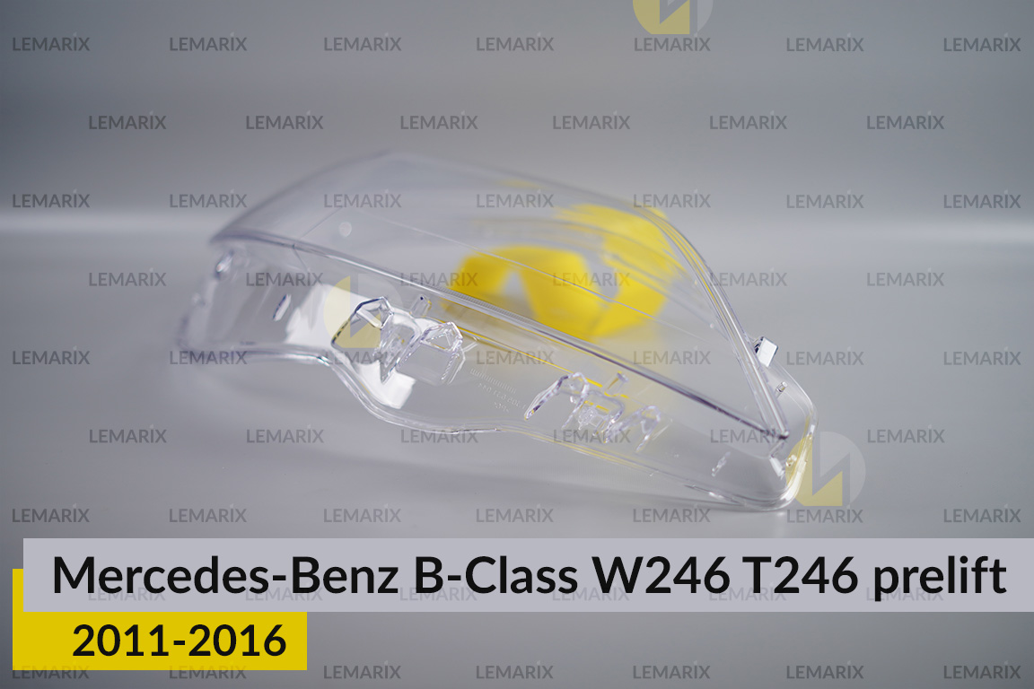 Скло фари Mercedes-Benz B-Class W246 T246 (2011-2016) дорест праве