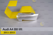 Хромована маска лінзи бокова Audi A4 B8 (2011-2015) рест права