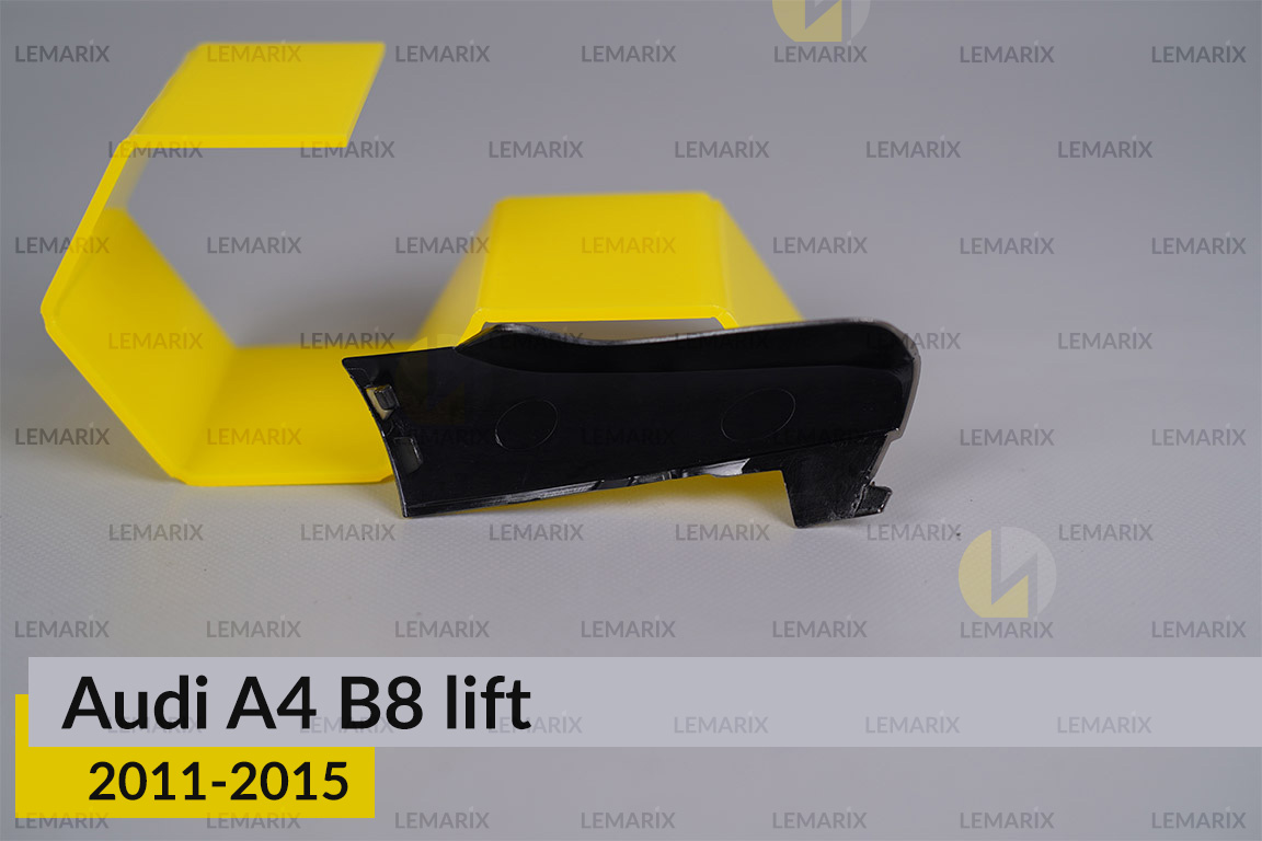 Хромована маска лінзи бокова Audi A4 B8 (2011-2015) рест права