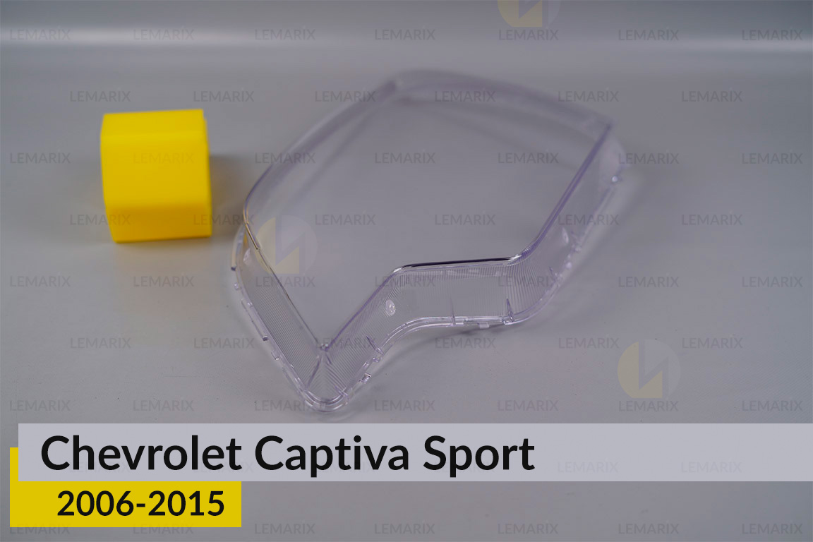 Скло фари Chevrolet Captiva Sport (2006-2015) ліве