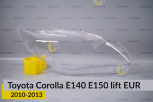 Скло фари Toyota Corolla E140 E150 EUR (2010-2013) рест праве