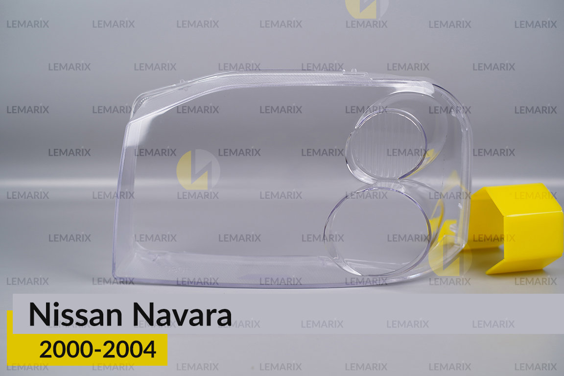 Скло фари Nissan Navara (2000-2004) ліве