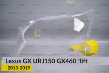 Скло фари Lexus GX URJ150 GX460 (2013-2019) 1 рест ліве