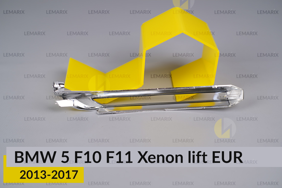 Хромована накладка покажчик повороту BMW 5 F10 F11 Xenon EUR (2013-2017) рест ліва