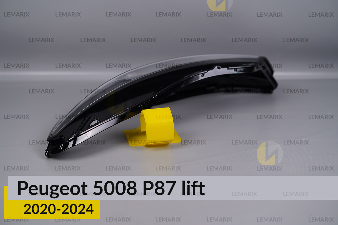 Скло фари Peugeot 5008 P87 (2020-2024) рест ліве