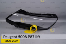 Скло фари Peugeot 5008 P87 (2020-2024) рест ліве