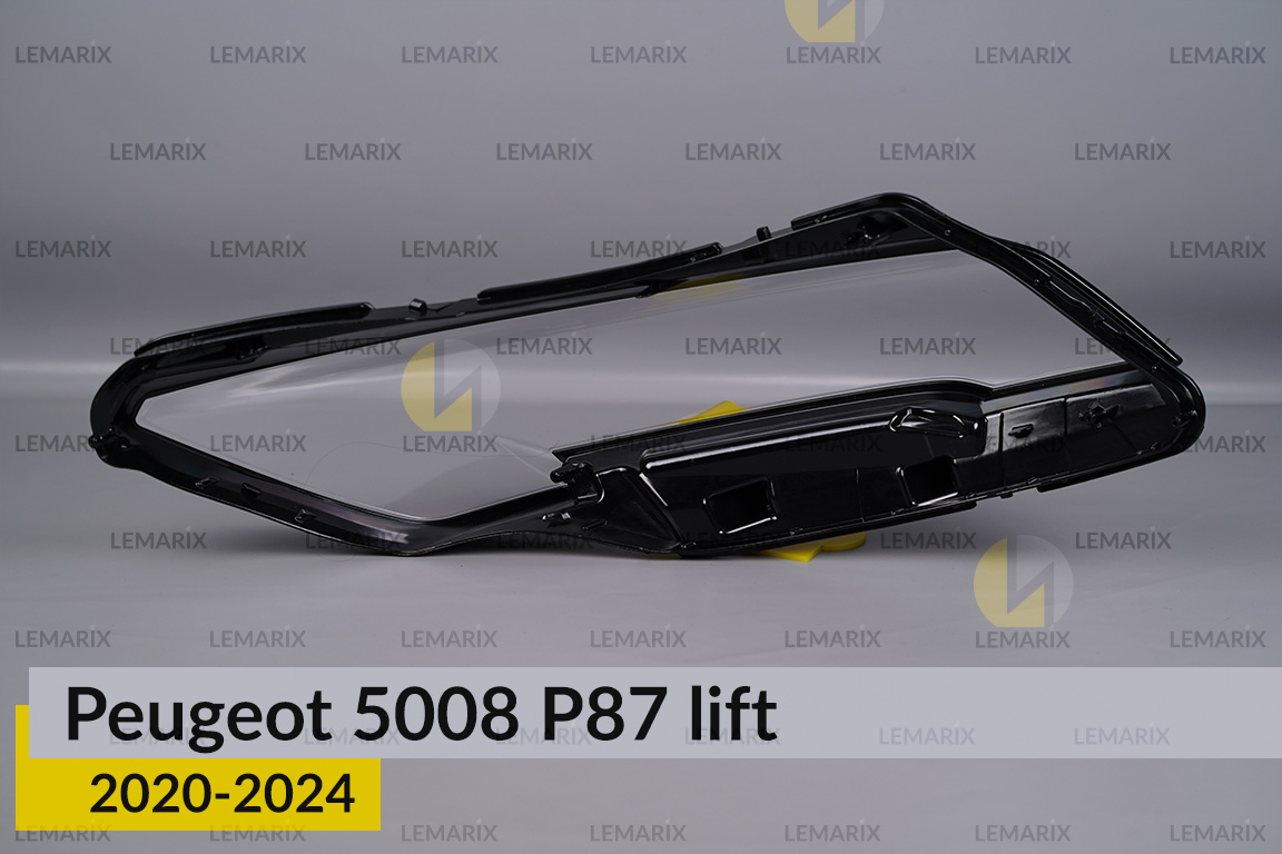 Скло фари Peugeot 5008 P87 (2020-2024) рест ліве