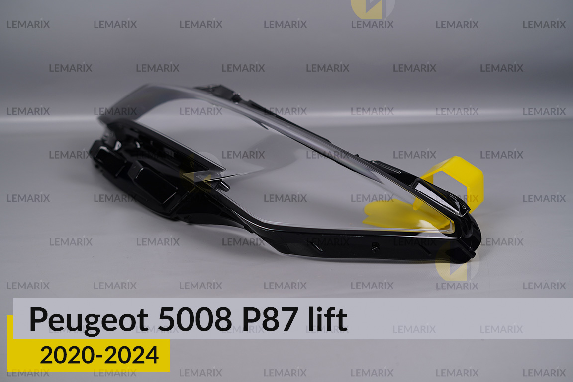 Скло фари Peugeot 5008 P87 (2020-2024) рест ліве