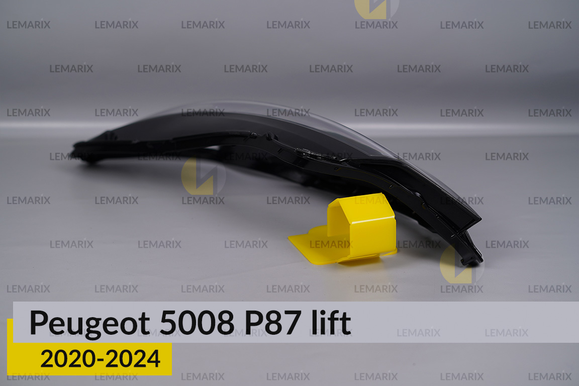 Скло фари Peugeot 5008 P87 (2020-2024) рест ліве