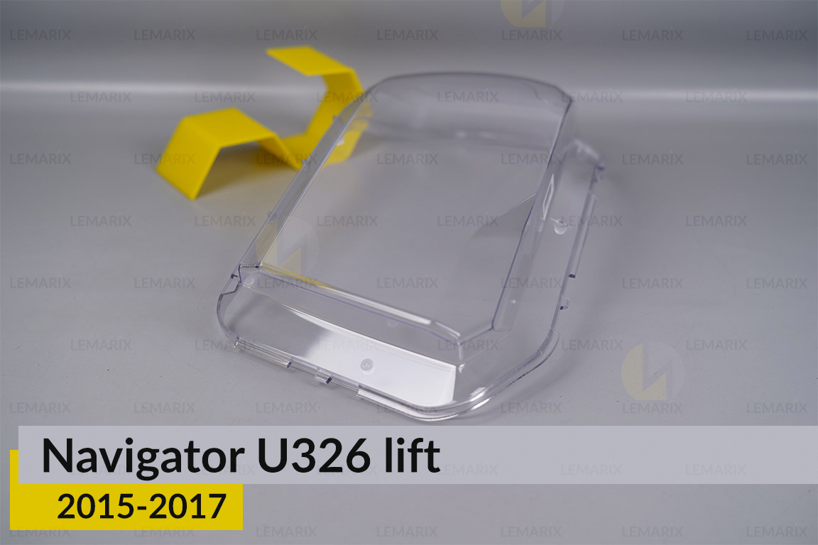Скло фари Lincoln Navigator U326 (2015-2017) рест ліве