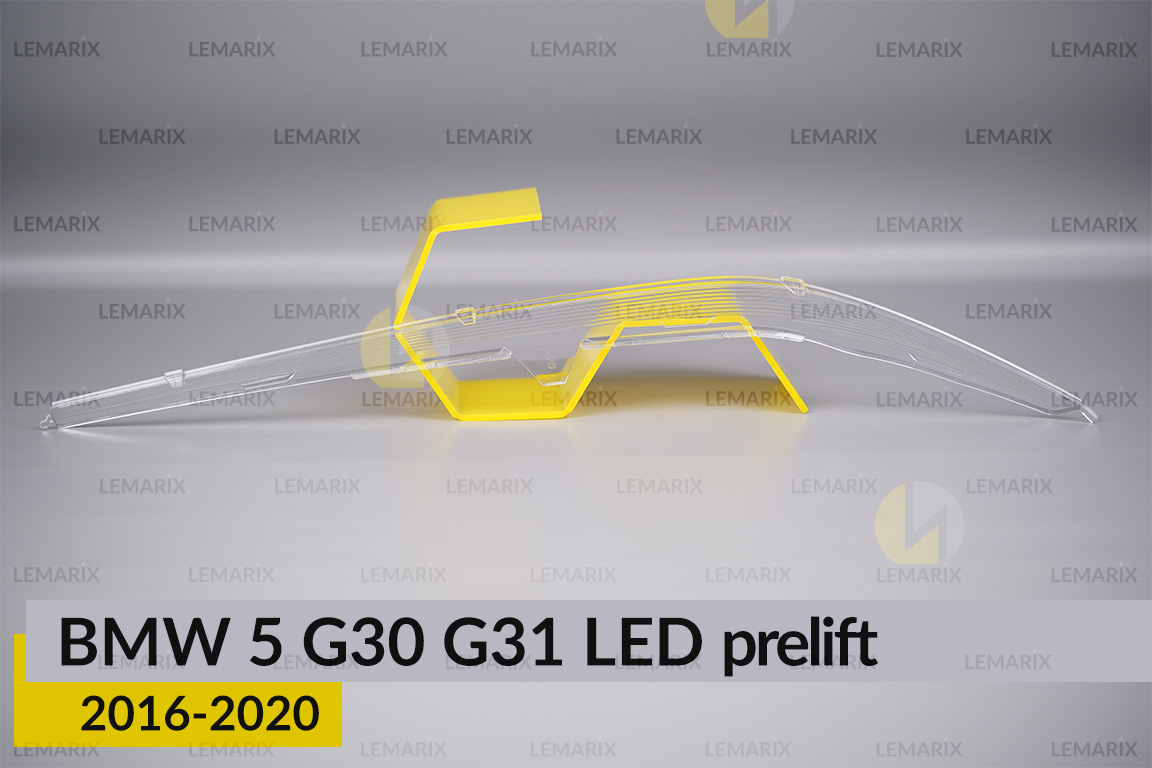 Блок світловода фари BMW 5 G30 G31 LED (2016-2020) дорест довгий верхній Icon Light 3D лівий