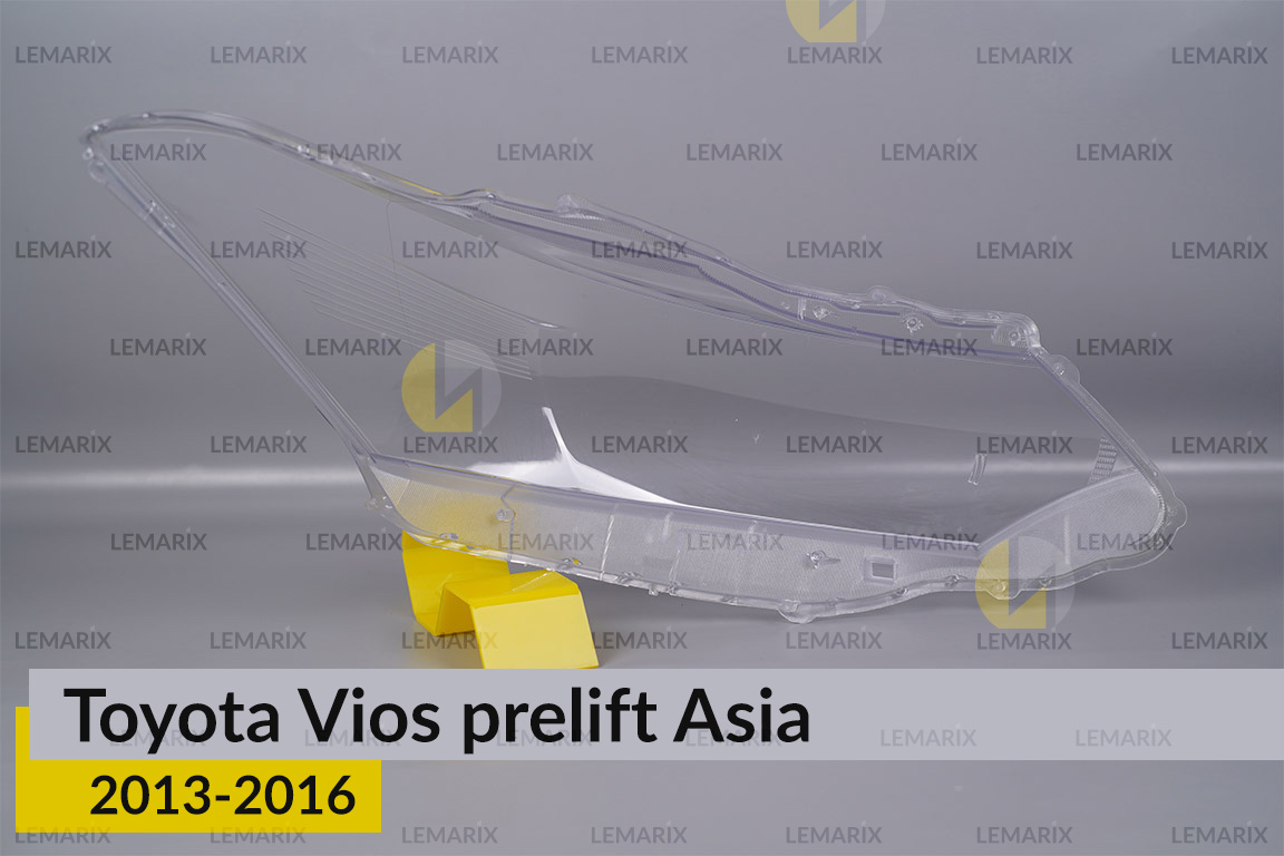 Скло фари Toyota Vios Asia (2013-2016) дорест ліве
