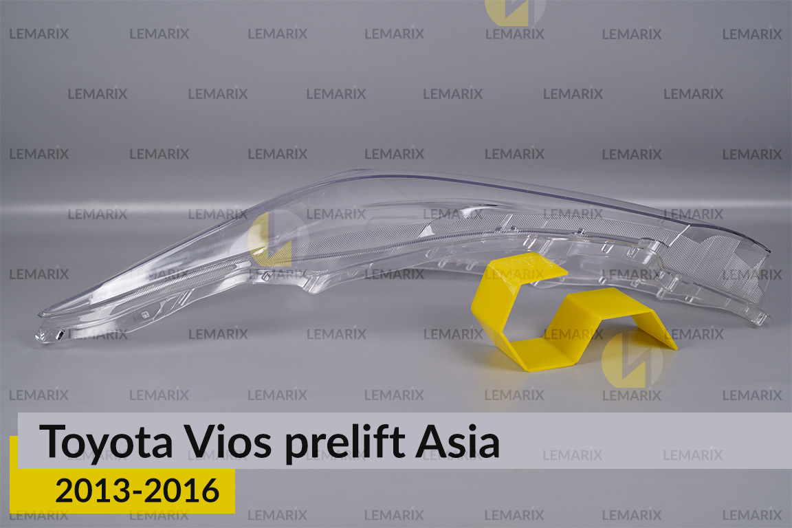 Скло фари Toyota Vios Asia (2013-2016) дорест ліве