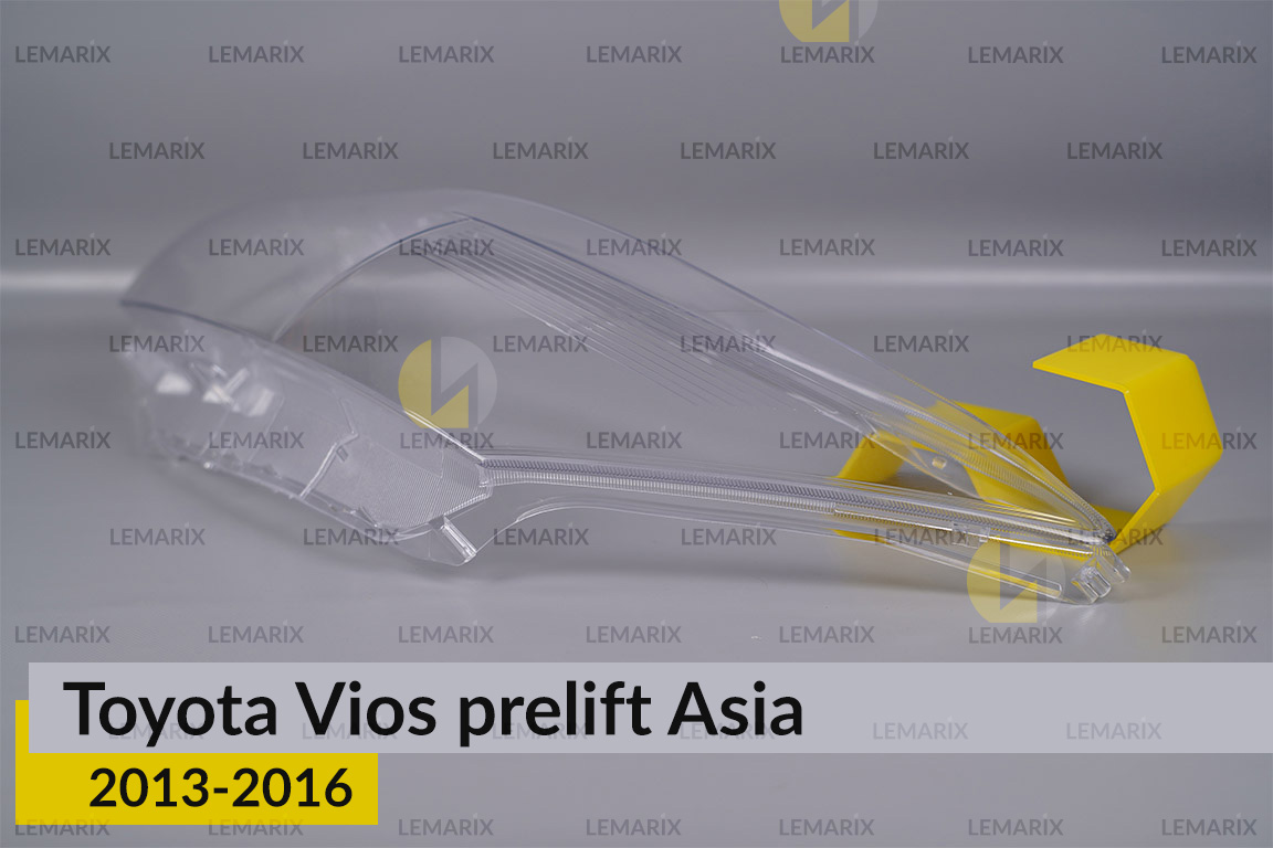Скло фари Toyota Vios Asia (2013-2016) дорест ліве